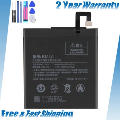 NUEVA Batería BM4A Repuesto Para Xiaomi Redmi Pro 100% CAPACIDAD 0 CICLOS + Herramientas Foto 1 de 4