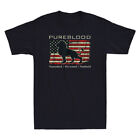 Pureblood Movement #Pureblood Medical Freedom Lion USA Flag Vintage Mens T-Shirt