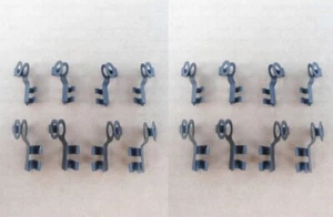 16 OLD SCHOOL THROTTLE ROD LINKAGE CLIPS! FITS FORD 1950's & UP TRUCKS/CARS MINT - Picture 1 of 1