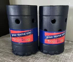 Set of 2 NWT Bogg Bag Boozie Slim Drink Holder Coozie Beach Boat Pool Navy Blue - Picture 1 of 3