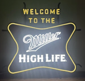 Miller High Life “Welcome To The High Life” LED Lighted Sign - NIB - Picture 1 of 5