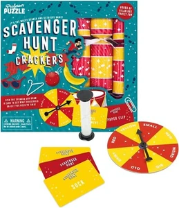Professor Puzzle Scavenger Hunt Christmas Crackers Search and Retrieve Game - Picture 1 of 1