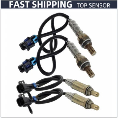 4pcs Oxygen Sensor For Cadillac 2008-11 CTS 07-09 For Cadillac SRX 3.6L Up+Down - Image 1 of 4