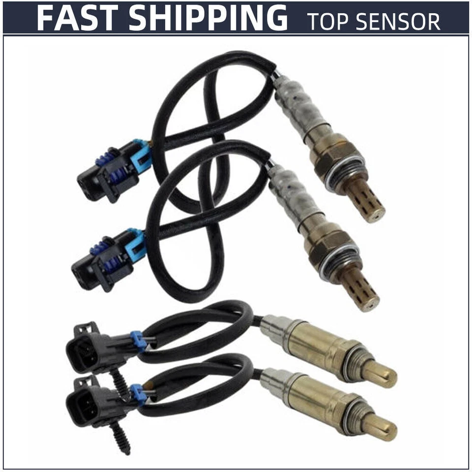 4pcs Oxygen Sensor For Cadillac 2008-11 CTS 07-09 For Cadillac SRX 3.6L Up+Down - Image 1 of 4