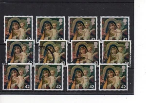 GB Commems. - Wholesale (C48) 2005 Christmas - 42p x 12 - Used - Picture 1 of 1