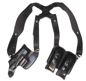 Funda de cuero para pistola de hombro LH RH para tormenta de fuego 9 mm - Imagen 1 de 5
