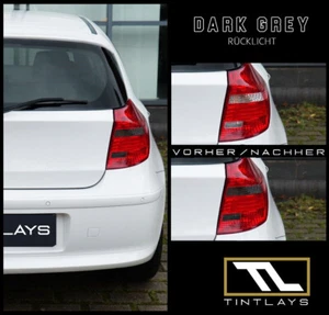TINTLAYS passend für BMW 1er E87 Folienset Rücklicht DARK Grey - Bild 1 von 3