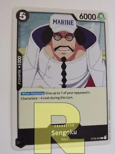 Sengoku ® Comune ® Absolute Justice C ST06-005 ® One Piece ® Inglese - Picture 1 of 3