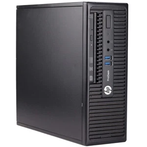 HP Desktop Computer PC SFF 8GB RAM 250GB HDD Windows 10 Wi-Fi - Picture 1 of 5
