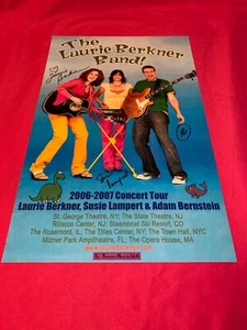 The Laurie Berkner Band Signed 2006-2007 Concert Poster Autograph - Picture 1 of 5