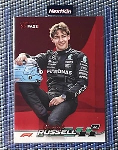 2024 Topps Paddock Pass Formula 1 George Russell Red Foil #5 SP MERC - Picture 1 of 2