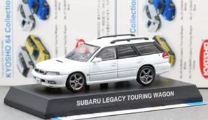 Kyosho 1/64 64 Collection Vol.3 Subaru Legacy Touring Wagon BD/BG 1998 White - Picture 1 of 5