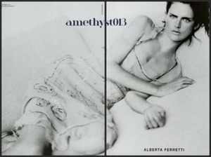ALBERTA FERRETTI Zeitschrift AD #50 RARE 2000 STELLA TENNANT 2 PGS - Bild 1 von 4