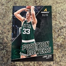 2013-14 Larry Bird /25 Pinnacle Position Powers Green Artist Proof #10 BOS HOF