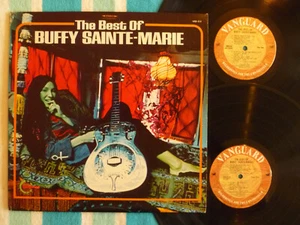 BUFFY SAINTE-MARIE The Best Of 2-LP Vanguard 1970/197? Reissue - Picture 1 of 1