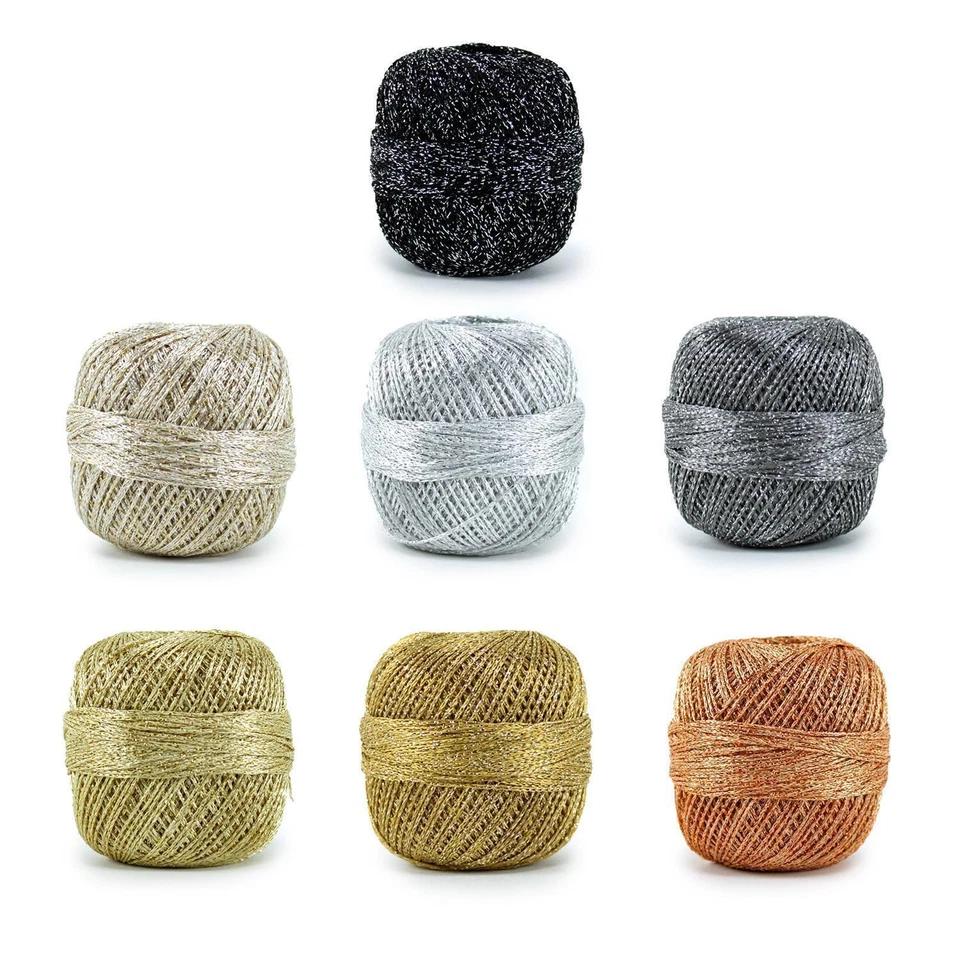 Gründl Glitter Uni (25g/110m) Glitzergarn Effektgarne