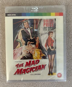 The Mad Magician (1954) Blu-ray Indicator *Region Free* Vincent Price Horror NEW - Imagen 1 de 3
