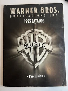 Vintage Warner Bros. Publications 1995 Catalogue - Percussion - Picture 1 of 8