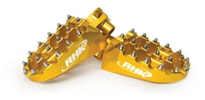 WIDE GOLD RHK Footpegs Foot Pegs Fit Husqvarna TE449 2011 2012 2013 - Bild 1 von 4