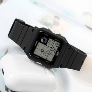 Casio LF20W-1ADF Retro Vintage Black Digital Dial Mens Watch Original New - Picture 1 of 5