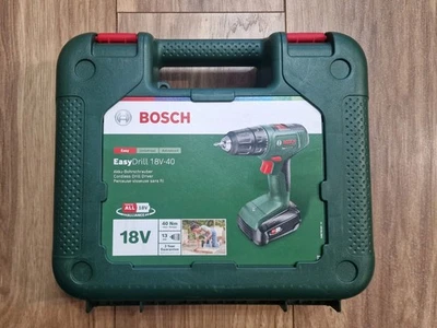 Bosh Easy Drill 18v-40 Cordless Drill with Battery and Charger In Case *sealed" - Image 1 of 4