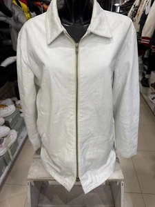 Echtlederjacke Damen Woman Gr.50 weiß AM106 - Bild 1 von 12