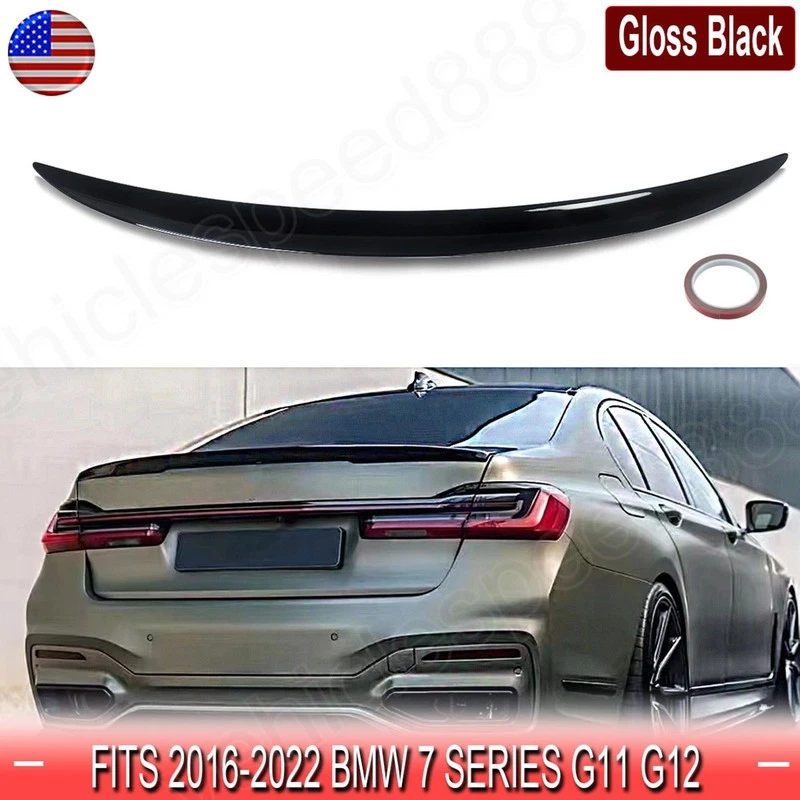 Rear Trunk Spoiler Wing For 2016-2022 BMW 7 Series G11 G12 750i 740i Gloss Black Foto 1 de 4