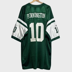 Vintage Reebok Chad Pennington New York Jets Green NFL Football Jersey 2XL XXL - Picture 1 of 5