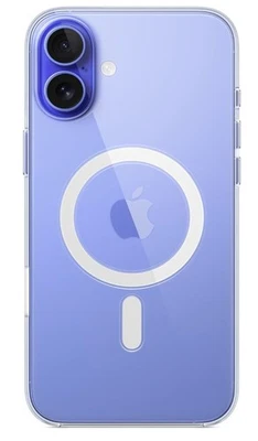 Apple - Custodia iPhone 16 Plus Clear Case Compatibile MagSafe Trasparente... - Immagine 1 di 4