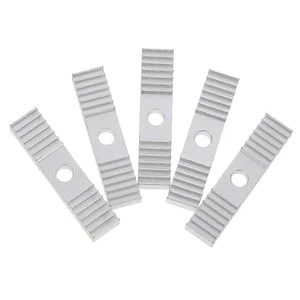5 Pcs Synchronous Belt Fixing Timing Tooth Plate Aluminum Gear Clamp Mount - Afbeelding 1 van 12