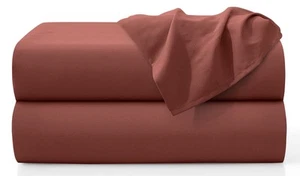 2 Pack Queen Size Flat Sheet Only, Soft Breathable Brushed Microfiber Fabric ... - Picture 1 of 7