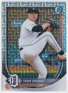 2025 Bowman Chrome Tarik Skubal #20 Mega Box Rifrattore Mojo Detroit Tigers - Foto 1 di 2