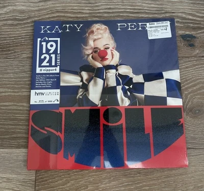 KATY PERRY SMILE HMV UK RED EDITION VINYL 12" LP LIMITED RARE 1000 NUMBERED ONLY - Image 1 of 3