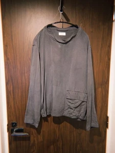 LEMAIRE Pullover Shirt fließender Stoff minimalistisch schwarz M Original - Bild 1 von 3