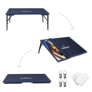 1000 Piece Puzzle Table with Folding Legs, Tiltable Jigsaw Board, Clear Cover... - Picture 1 of 7