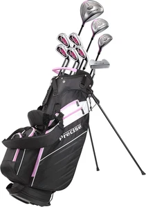 AMG Complete Womens Golf Clubs Set, Includes Driver, Fairway, Hybrid, 6-PW Irons - Picture 1 of 12