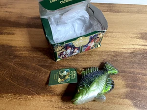 NEW* 2021 Old World Christmas - CRAPPIE FISH - Blown Glass Ornament w/Tag & Box - Picture 1 of 5