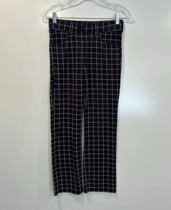 Betabrand Womens Windowpane Plaid Check Classic Yoga Dress Pants Size PXS (1212) - Picture 1 of 4