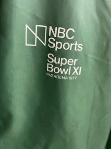 ORIGINAL NBC SPORTS SUPER BOWL JACKET Dallas Cowboys 1977 - Imagen 1 de 5