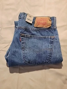 Levi's 501 Original Men's Jeans 36X32 Blue Brand NEW, Casual Fit Button Fly - Picture 1 of 6
