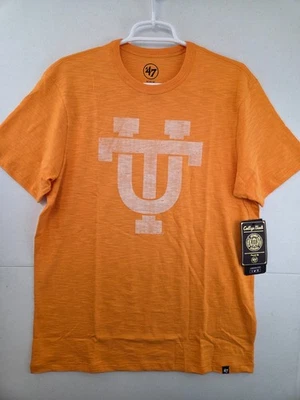 Camiseta Scrum UT Tennessee Volunteers Masculina Laranja Média Vintage Grit '47 Nova Com Etiqueta $46 - Imagem 1 de 4