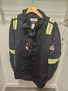 Bulwark FR High Visibility Bomber jacket size 5XL Reg CAT 3 NFPA 2112 #JLJYNV2 - Picture 1 of 5
