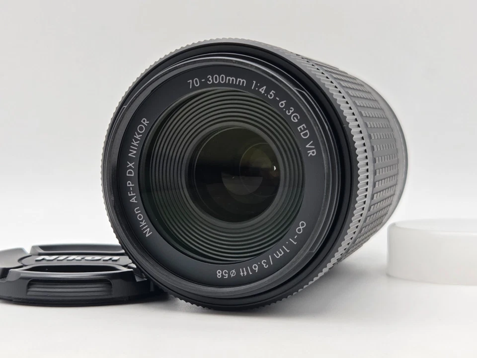 [TOP MINT] NIKON AF-P DX NIKKOR 70-300mm f/4.5-6.3 G ED VR Telephoto Lens Japan - Image 1 of 4
