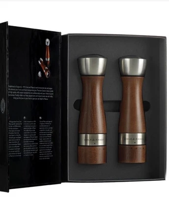 Cole & Mason Oldbury Salt & Pepper Mill Grinder Value Set - Dark Wood - Image 1 of 4