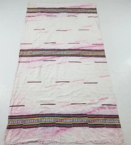 Tessuto/Lancio Berbero Marocchino Vintage Tradizionale Tessuto a Mano 222x118cm - Foto 1 di 12