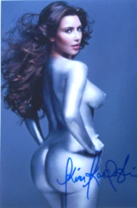 Kim Kardashian orig. Autogramm " SEXY/NUDE " Motiv Großfoto 20x30 - Bild 1 von 1