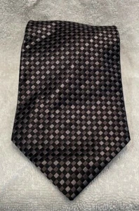 Geoffrey Beene Designer 100% Silk Black Neck Tie Handmade NWOT - Picture 1 of 3