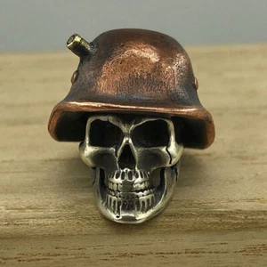 EDC Llave de Calavera Pirata Cuchillo de Latón Blanco Cuentas Cordón Colgantes Hágalo usted mismo Herramientas - Imagen 1 de 6