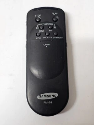 GENUINE ORIGINAL SAMSUNG RM-E8 CAMCORDER REMOTE CONTROL - Image 1 of 4
