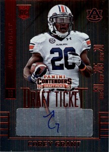 2015 Panini Contenders Draft Pick College Draft Ticket Red Foil #170 Corey Grant